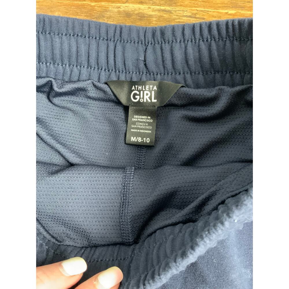 Athleta Girl Navy Skort size medium 8/10 - Picture 2 of 4